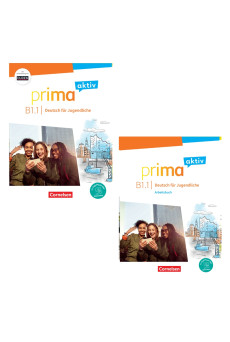 Prima aktiv B1 Kursbuch + Arbeitsbuch – Band 1 – tankönyvcsomag