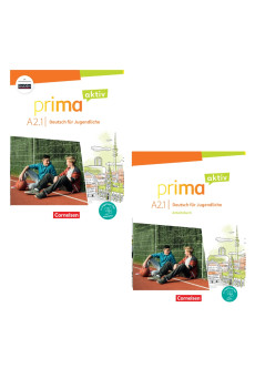 Prima aktiv A2 Kursbuch + Arbeitsbuch – Band 1 – tankönyvcsomag