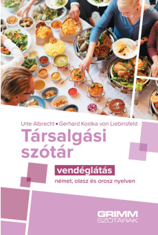 Társalgási szótár – vendéglátás – angol, francia és orosz nyelven